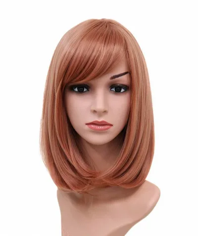【即納】【Wigs2you】コスプレ ウィッグ Kanon 月宮あゆ風 日本製高級ファイバー使用 C-069 フルウィッグ 耐熱 ハロウィン 女装 ナチュラル ミディアム かつら 茶髪 普段使い
