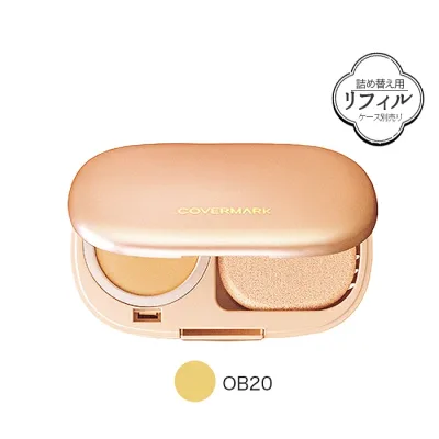 【土日祝日も出荷】カバーマーク COVERMARK ソフト<ES>パクト(リフィル)【OB20】12g オークルベージュ ロングラスティング 練り状 高カバー力 サラサラ マット UV カット SPF33 PA+++ 国内正規品