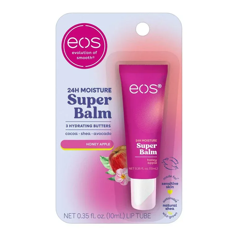 イオス 24時間モイスチャー スーパーバーム ハニーアップル リップスリーピングマスク 0.35液量オンス eos 24HR Moisture Super Balm Honey Apple Lip Sleeping Mask 0.35 fl oz 【お取り寄せ商品】【合わせて買いたい】