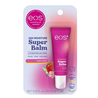 イオス 24時間モイスチャー スーパーバーム ハニーアップル リップスリーピングマスク 0.35液量オンス eos 24HR Moisture Super Balm Honey Apple Lip Sleeping Mask 0.35 fl oz 【お取り寄せ商品】【合わせて買いたい】