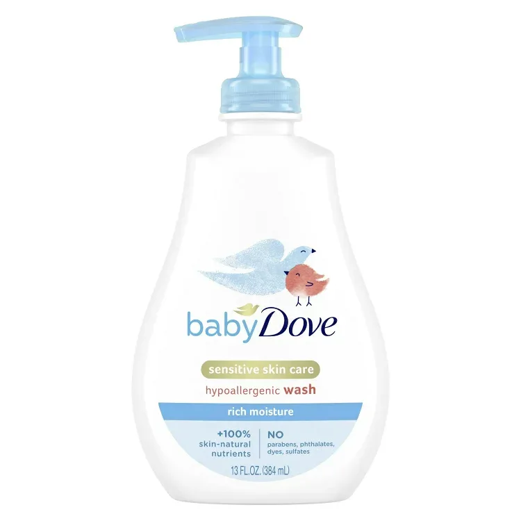 ベビーダヴ センシティブスキンケア リキッドボディウォッシュ 低刺激性 384ml Baby Dove Sensitive Skincare Liquid Body Wash, Hypoallergenic, 13 oz 【お取り寄せ商品】