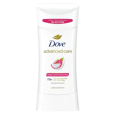 ダヴ アドバンスケア デオドラントスティック ドラゴンフルーツ&ココナッツクリーム 73g Dove Advanced Care Deodorant Stick Dragon Fruit & Coconut Cream, 2.6 oz 【お取り寄せ商品】【合わせて買いたい】