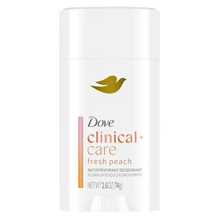 ダヴ クリニカル プラスケア デオドラント フレッシュピーチの香り 74g Dove Clinical + Care Antiperspirant Deodorant For Women Fresh Peach 2.6 oz 【お取り寄せ商品】