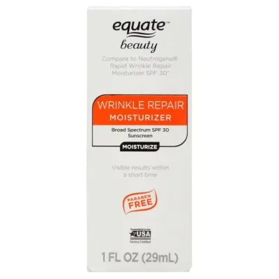 エクエート リンクルリペア モイスチャライザー SPF30 フェイス用 30ml Equate Wrinkle Repair Moisturizer with SPF 30 Sunscreen for Face Care, 1 fl oz 【お取り寄せ商品】