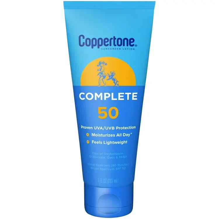 コパトーン コンプリート 日焼け止めローション SPF50 198g Coppertone Complete Sunscreen Lotion, SPF 50 Sunscreen, 7 oz 【お取り寄せ商品】