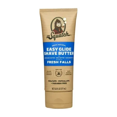 ドクタースクワッチ メンズ シェーブバター フレッシュフォールズ 180mL Dr. Squatch Fresh Falls Natural Shave Butter for Men, 6 fl oz 【お取り寄せ商品】
