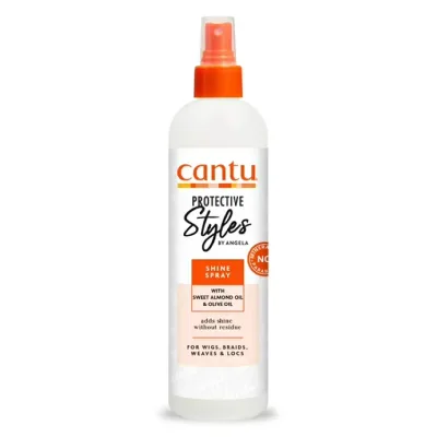 カントゥ プロテクティブスタイルズ アンジェラ ハイグロスシャインスプレー Cantu Protective Styles by Angela High Gloss Shine Spray, 8 fl.oz 【お取り寄せ商品】