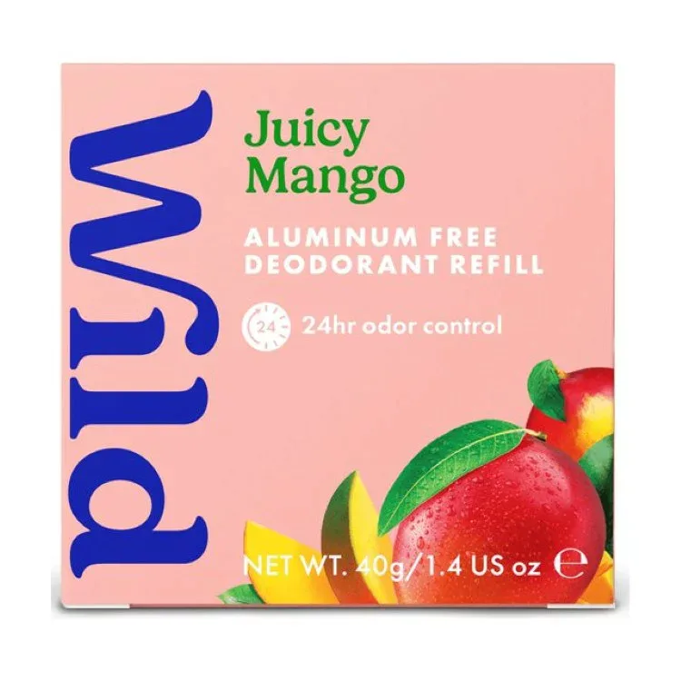 ワイルド デオドラントスティック リフィル ジューシーマンゴー 約40g Wild Stick Deodorant Refill,for Women and Men, 1.4oz Juicy Mango 【お取り寄せ商品】