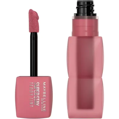 メイベリン スーパー ステイ テディティント マット リップティント ニーハイ 約5mL Maybelline Super Stay Teddy Tint, Long Lasting Matte Lip Stain, Kneehigh, 0.17 fl oz 【お取り寄せ商品】