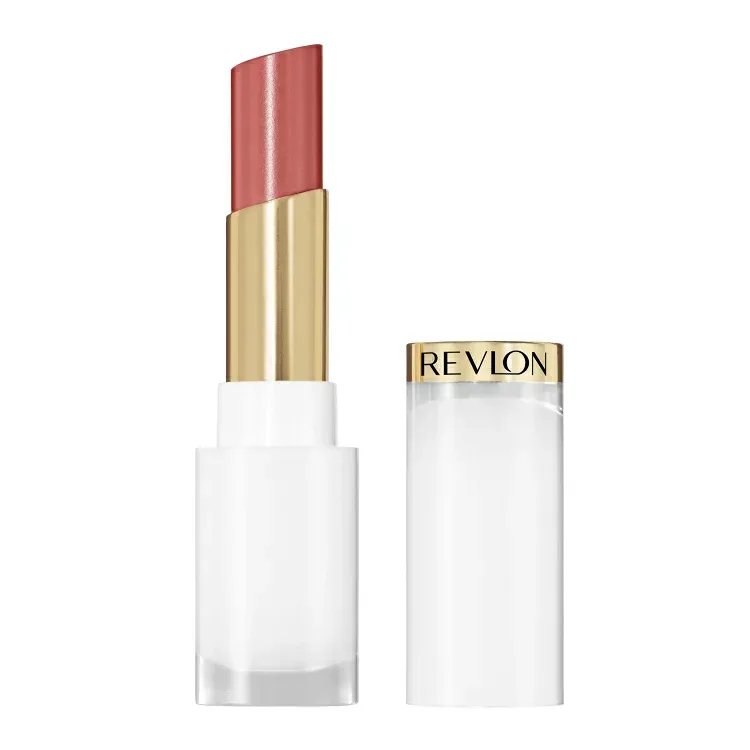 レブロン スーパーラストラス グラスシャイン ティンテッドリップバーム 004 ヌードイルミネーター 約3.1g Revlon Super Lustrous Glass Shine Tinted Lip Balm, 004 Nude Illuminator, 0.11 oz 【お取り寄せ商品】