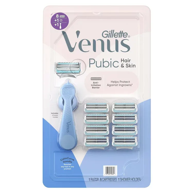 ジレット ヴィーナス インティメート グルーミング カミソリ 8本セット Gillette Venus Intimate Grooming Razor, 8-count 【お取り寄せ商品】