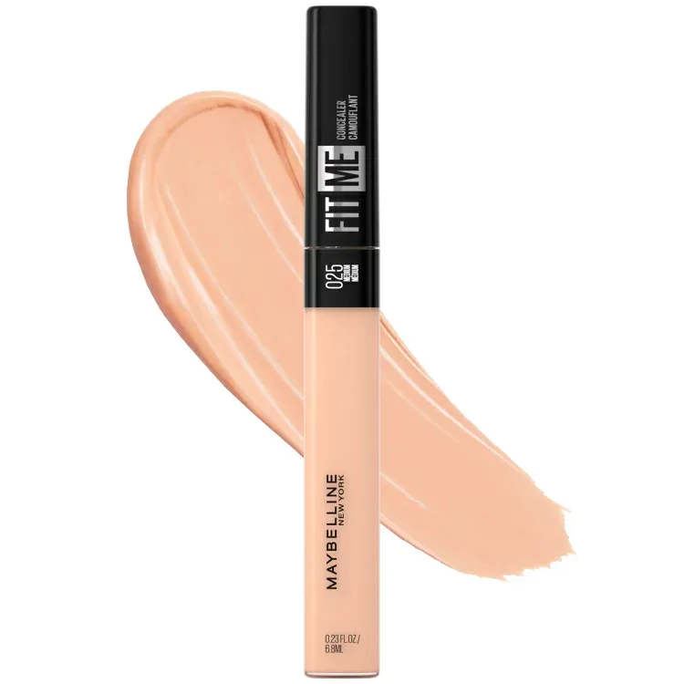 メイベリン フィットミー リキッドコンシーラー ミディアム 約6.8mL Maybelline Fit Me Liquid Concealer Makeup, Natural Coverage, Oil-Free, Medium, 0.23 fl oz 【お取り寄せ商品】