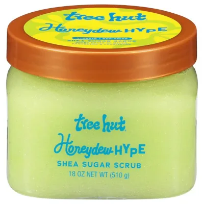 ツリーハット ハニーデュー ハイプ シアシュガー ボディスクラブ 510g Tree Hut Honeydew Hype Shea Sugar Body Scrub, 18 oz 【お取り寄せ商品】