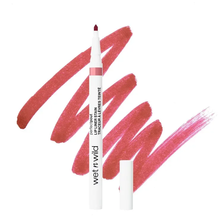 ウェットアンドワイルド パーフェクトパウト リキッド スマッジプルーフ リップライナーステイン アイムブラッシング Wet n Wild Perfect Pout Liquid Smudge-Proof Lip Liner Stain, I'm Blushing 【お取り寄せ商品】