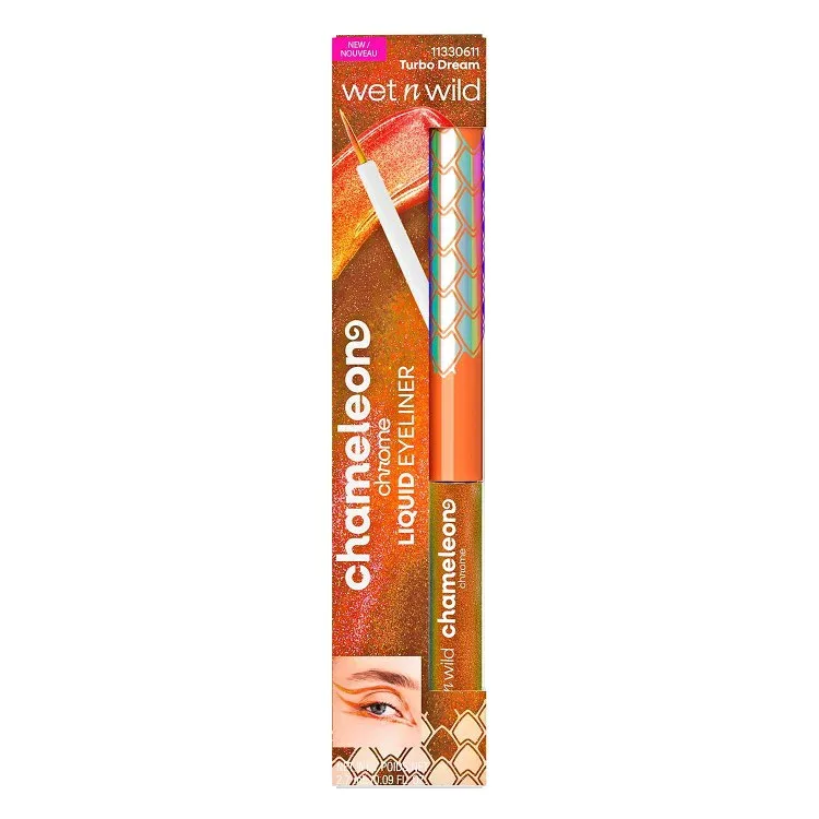 ウェットアンドワイルド カメレオンクローム リキッドアイライナー ターボドリーム 3ml Wet n Wild Chameleon Chrome Liquid Eyeliner, Turbo Dream, 0.1 fl oz 【お取り寄せ商品】