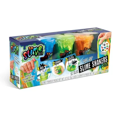 ソースライム 自分で作る ボールドアンドクリーピー 振とう容器3個 So Slime DIY Bold and Creepy Slime Shakers, 3-Pack 【お取り寄せ商品】