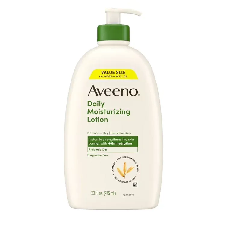 アビーノ デイリーモイスチャライジング ボディローション 無香料 約975mL Aveeno Daily Moisturizing Body Lotion, Value Size, 33 fl oz 【お取り寄せ商品】