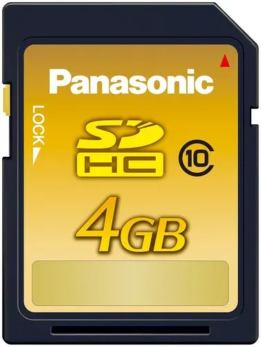 Panasonic 4GB SDHCメモリーカード CLASS10 RP-SDWA04GJK
