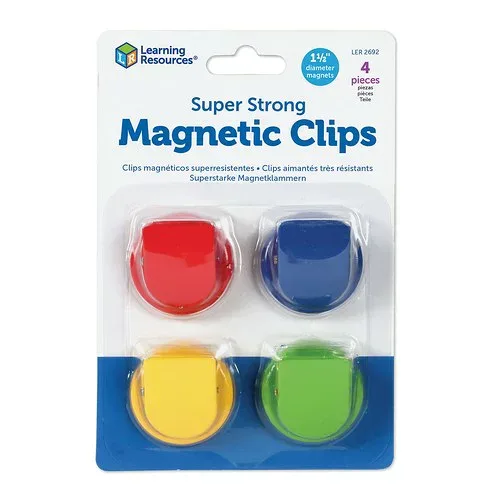 ラーニング リソーシーズ Super Strong Magnetic Clips スーパーストロング マグネットクリップ LER 2692