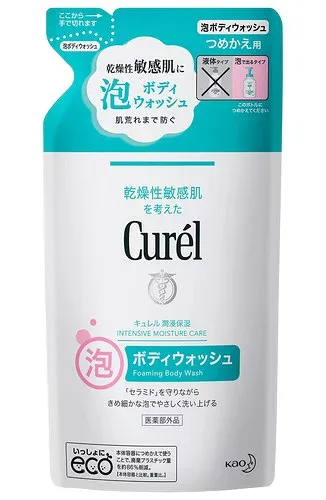 キュレル 泡ボディウォッシュ つめかえ用 380ml(赤ちゃんにも使えます)