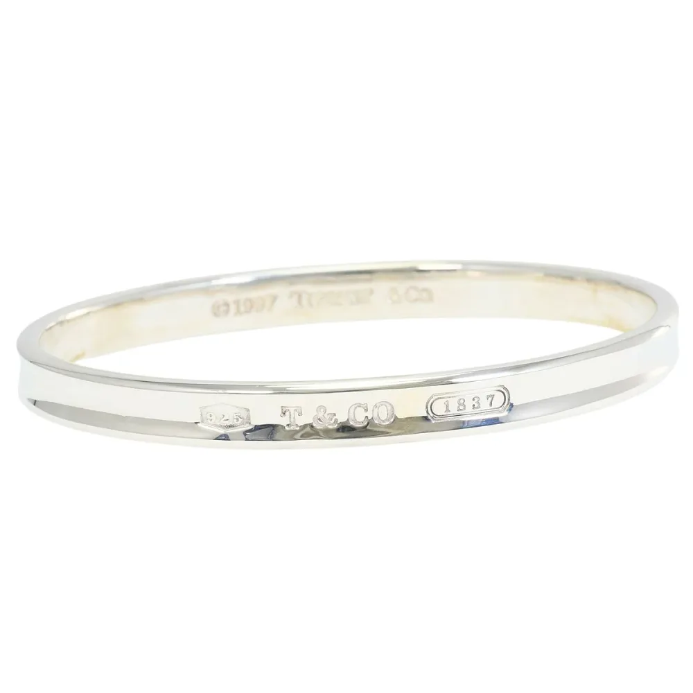 ティファニー TIFFANY&Co. 1837 ナロー バングル シルバー 総重量約33.4g ジュエリー 中古 送料無料 【中古】 ギフトラッピング無料