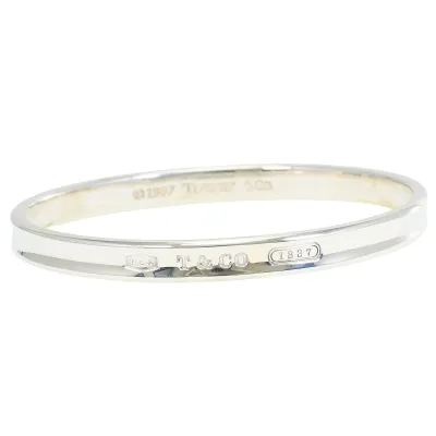 ティファニー TIFFANY&Co. 1837 ナロー バングル シルバー 総重量約33.4g ジュエリー 中古 送料無料 【中古】 ギフトラッピング無料