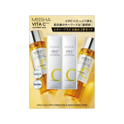 ミシャ ビタシープラス 化粧水 200mL x 2本 MISSHA VITAC+ Toner 200mL x 2
