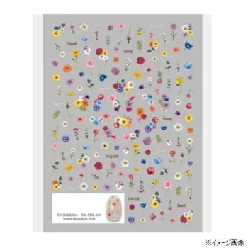 TSUMEKIRA(ツメキラ) ネイルシール flower decoration vivid NN-FDE-001