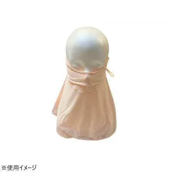 クールUVフェイスマスク 目じりガードプラス ピンク 4009169-02