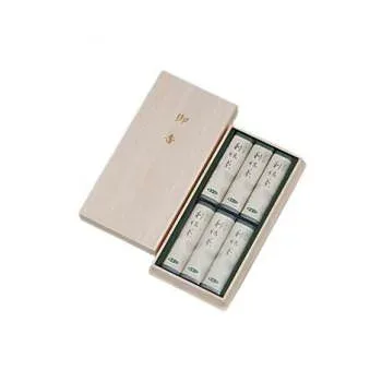 奥野晴明堂 利休茶(抹茶の香り) 短寸6箱 桐箱入り
