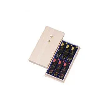 奥野晴明堂 利休(TSUBAKI(椿))アソート 短寸6箱 桐箱入り