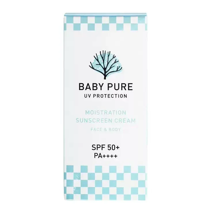Baby Pure UVクリーム 50g Baby Pure Sunscreen Cream 50g UVクリーム 日焼け止め 赤ちゃん 低刺激 敏感肌 無添加 ノンケミカル 紫外線対策 スキンケア 乳幼児 ミルク SPF PA