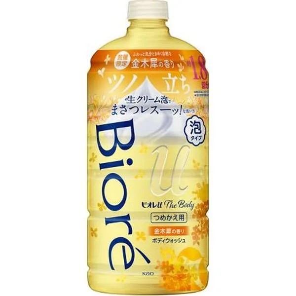 花王 Kao Biore ビオレu ザ ボディ 泡タイプ つめかえ用 780mL 金木犀の香り