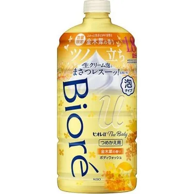 花王 Kao Biore ビオレu ザ ボディ 泡タイプ つめかえ用 780mL 金木犀の香り