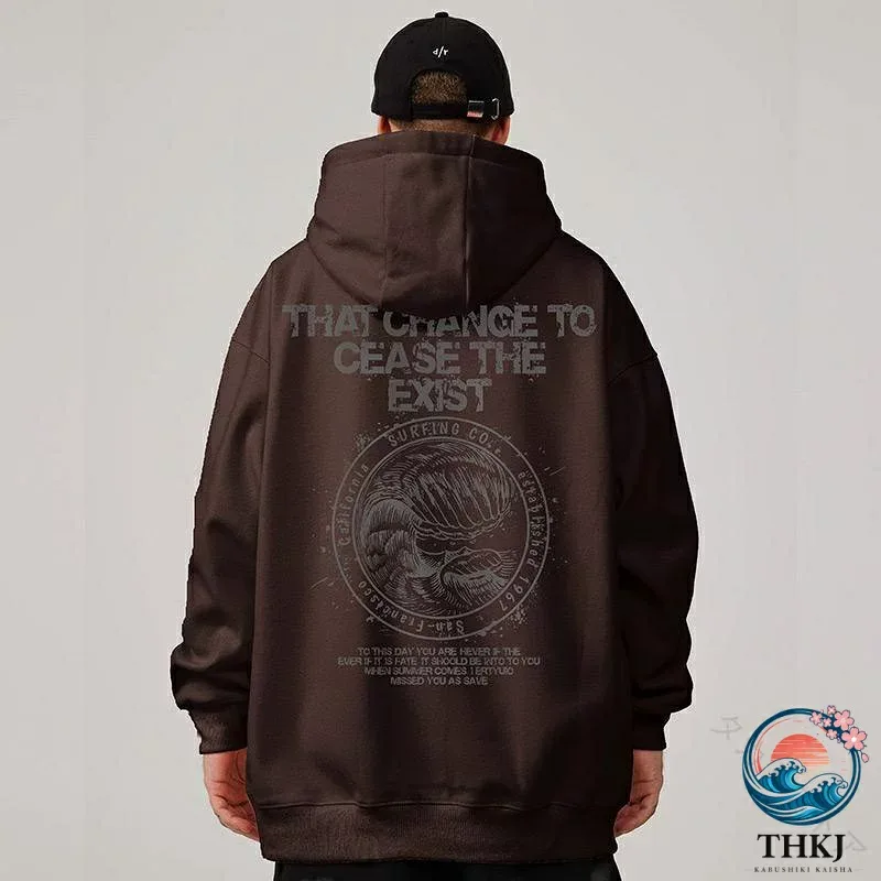 【全品5%ポイント】オーバーサイズ パーカー ゆったり アメリカン モード ストリート クラシック 日常使い レトロ 防寒 カジュアル 大きい シンプル 厚手 フード付き 春 秋 冬 ビッグシルエット ゆるシルエ