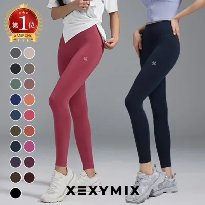 【クーポン利用で2枚目半額】ゼクシィミックス xexymix スポーツ レギンス ヨガレギンス ヨガパンツ ヨガウェア ピラティスウェア スポーツウェア レディース トレーニングウェア レディース フィットネスウェア レディース ジムウェア レディース ゼクシーミックス XP9156