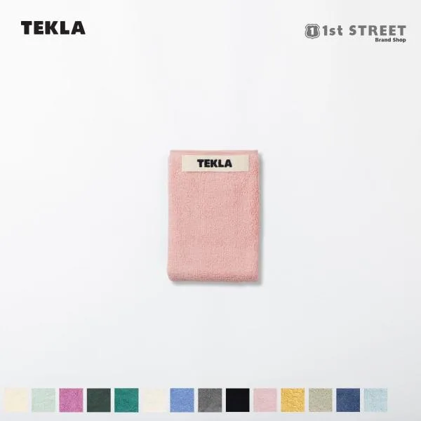まとめ買いクーポン最大2,000円OFF 正規販売店 テクラ TEKLA タオル 30×30cm フェイスタオル 無地 ミニタオル ハンドタオル TERRY TOWELS SOLID RSL