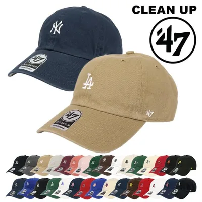 47Brand キャップ メンズ レディース メジャーリーグ ヤンキース ドジャース ミニロゴ ローキャップ 帽子