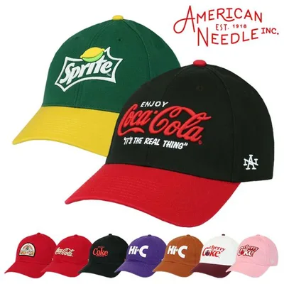 アメリカンニードル キャップ コカ・コーラ コラボ メンズ レディース American Needle 企業 ロゴ 帽子 ハイシー スプライト ローキャップ