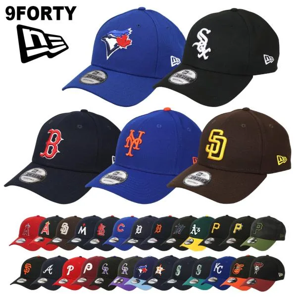 ニューエラ キャップ メジャーリーグ NEW ERA 9FORTY メンズ レディース 帽子 ロゴ ベースボールキャップ