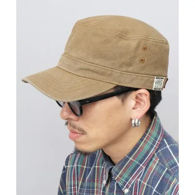 ワークキャップ メンズ ヘビーキャンバス ウォッシュ加工 ユーズド感 UVカット 綿100% 定番 通年 春夏 帽子 無地 カジュアル アウトドア ギフト
