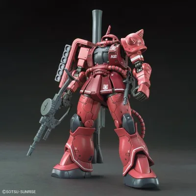 バンダイスピリッツ 2481061 HG 機動戦士ガンダム THE ORIGIN 024 1/144 MS-06S シャア専用ザクII(2)赤い彗星Ver. ガンプラ