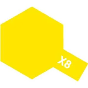 タミヤ 81508 タミヤカラー アクリル塗料ミニ X-8 レモンイエロー 10ml