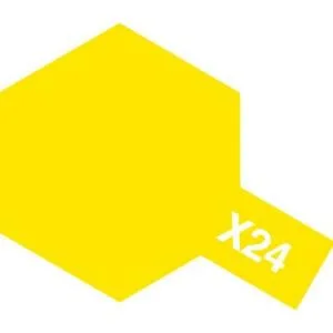 タミヤ 81524 タミヤカラー アクリル塗料ミニ X-24 クリヤーイエロー 10ml
