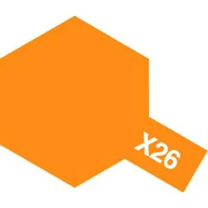 タミヤ 81526 タミヤカラー アクリル塗料ミニ X-26 クリヤーオレンジ 10ml