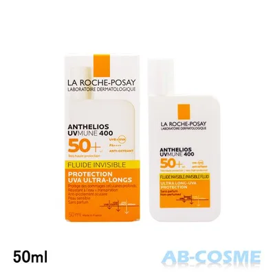 日焼け止め ラ ロッシュポゼ LA ROCHE POSAY アンテリオス UV MUNE 400 フリュイド インビジブル SPF50+ 50ml 国内未発売 UVケア