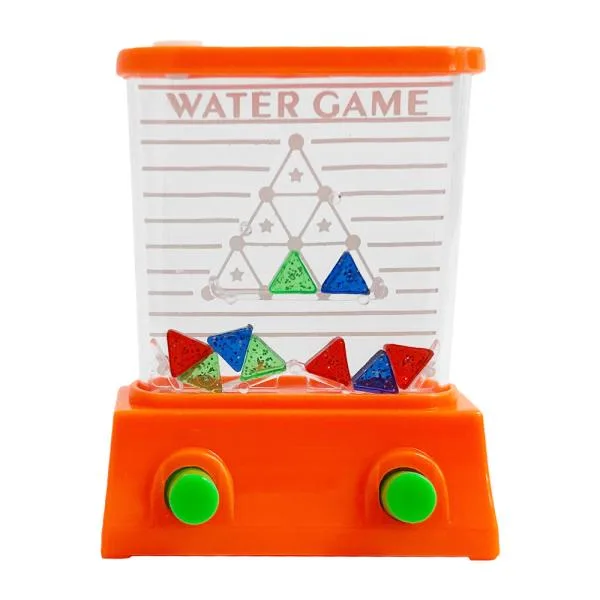 ミニ ウォーター ゲーム (トライアングル) おもちゃ レトロ 懐かし 玩具 コンパクト 持ち運び プレート