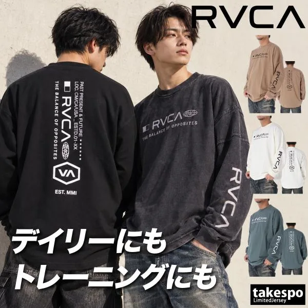 ロンT 長袖Tシャツ メンズ ブランド ルーカ スポーツ Tシャツ ロンティー ロングTシャツ 長袖 送料無料 RVCA