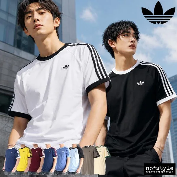 アディダス オリジナルス 半袖 スリーストライプ Tシャツ 送料無料 メンズ ブランド adidas originals 綿100 3L/4L