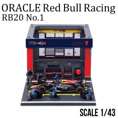Oracle Red Bull Mini Car 1/43 Diorama Sports Car F1 RB19 Navy Official License Official Product Model Car Car Lover Gift 1/43 Diecast Model